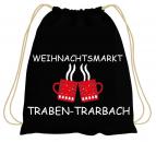 Turnbeutel Schwarz - Weihnachtsmarkt Traben-Trarbach